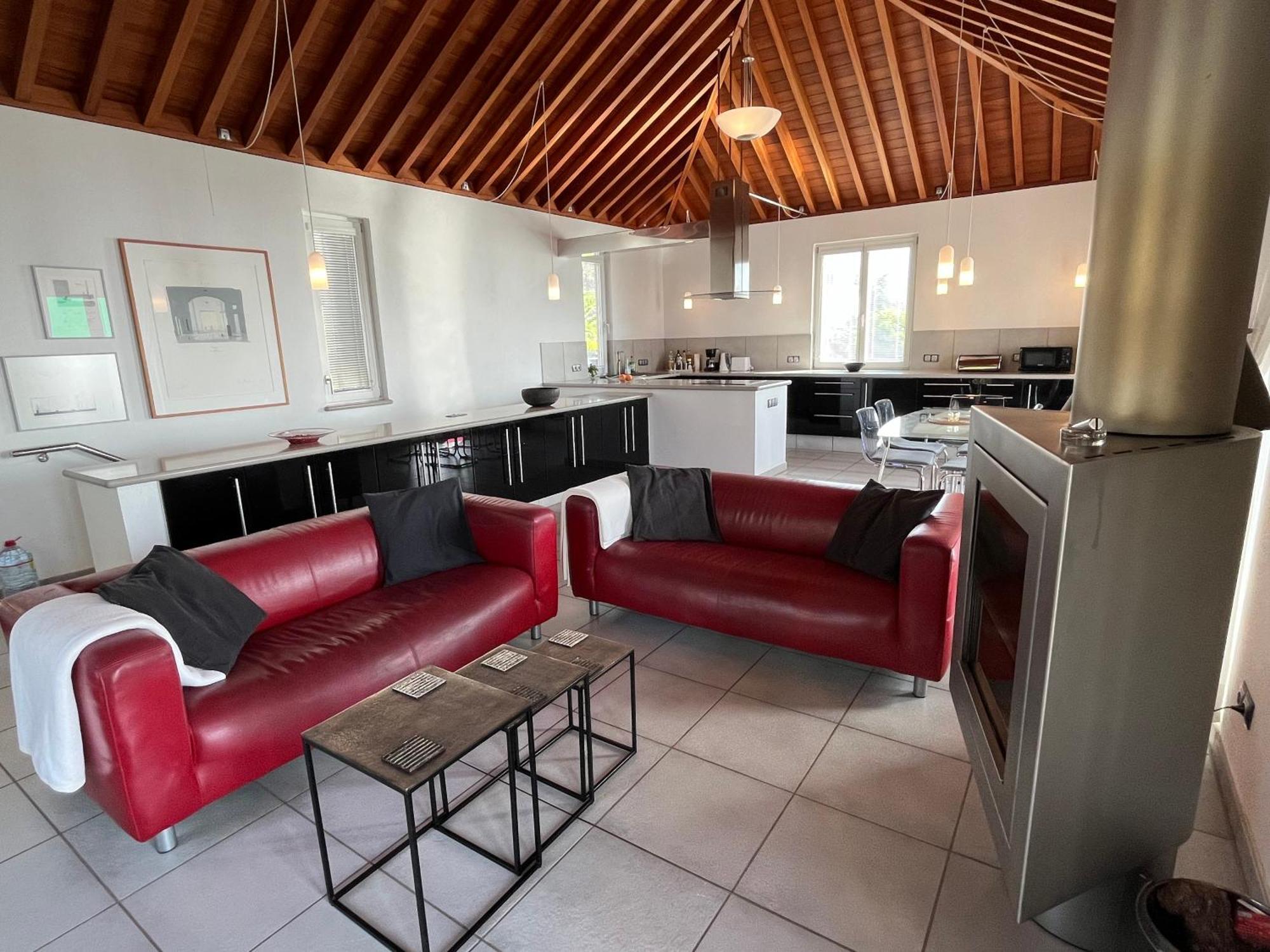 Villa Buena Vista mit beheiztem, abdeckbarem Pool und Sauna Tijarafe Exterior foto