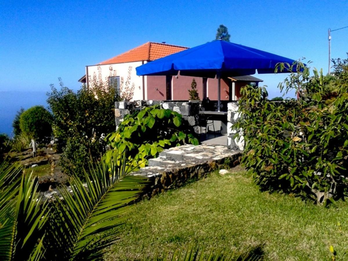 Villa Buena Vista mit beheiztem, abdeckbarem Pool und Sauna Tijarafe Exterior foto